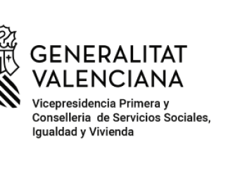 Vicepresidencia Primera y Conselleria de Servicios Sociales, Igualdad y Vivienda, NEGRO Vicepresidencia Primera y Conselleria de Servicios Sociales, Igualdad y Vivienda, NEGRO